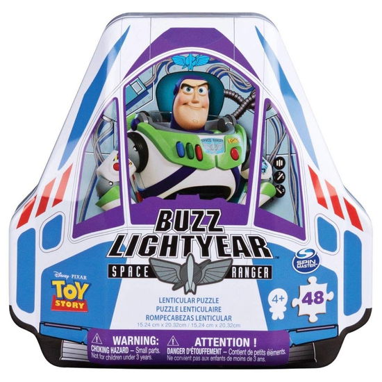 Cover for Spin Master · Spin Master - Toy Story Buzz Lightyear Lenticular Puzzle In A Shaped Tin Packaging (20108499) (MERCH)