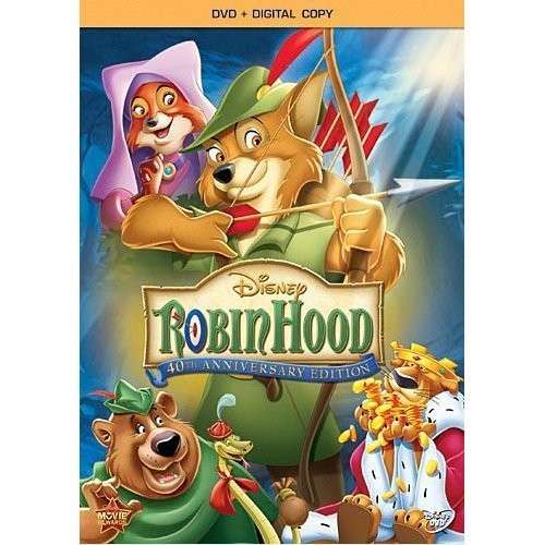 Robin Hood: 40th Anniversary Edition - Robin Hood: 40th Anniversary Edition - Elokuva - Walt Disney Home Video - 0786936834734 - tiistai 6. elokuuta 2013