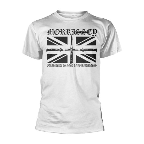 Morrissey · Flick Knife (T-shirt) [size XL] [White edition] (2017)
