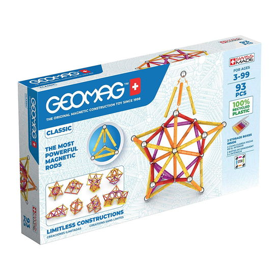 GEOMAG Classic - 93 pcs - 100% Recycled Plastics - Geomag - Merchandise -  - 0871772002734 - 