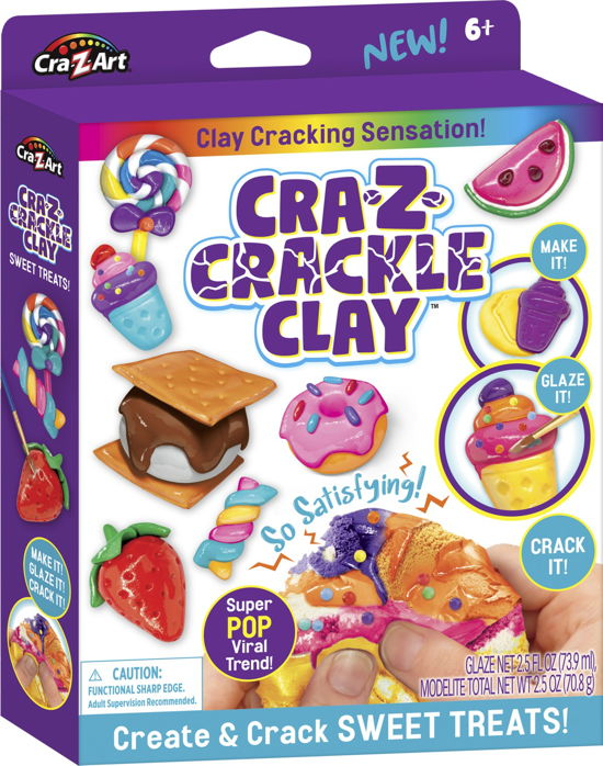Cover for Crazart · Crackle Clay - Sweet Treats (25073) (Leketøy)