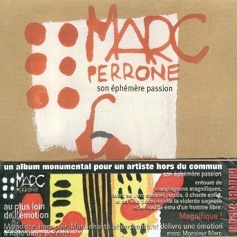 Cover for Marc Perrone · Son Ephemere Passion (CD) (2019)