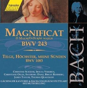 Cover for Rilling / Bach Colleg.stuttgart · BACH: Magnificat BWV 243 (CD) (2000)