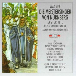 Die Meistersinger Von Nurnberg -1- - R. Wagner - Musiikki - CANTUS LINE - 4032250055734 - tiistai 30. marraskuuta 2004