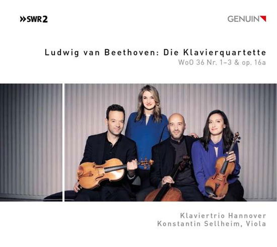 Cover for Klaviertrio Hannover / Selheim · L.V. Beethoven: Die Klavierquartette. Wo0 36. Nos 1-3 &amp; Op. 16A (CD) (2019)