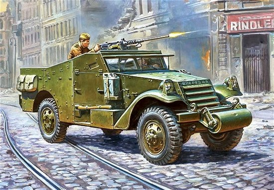 Cover for Zvezda · 1/100 Soviet M-3 Scout Car With Machine Gun (Spielzeug)