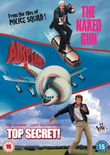 Naked Gun / Airplane / Top Secret - Comedy Triple - Dk Texter - Elokuva - PARAMOUNT HOME ENTERTAINMENT - 5014437963734 - torstai 10. helmikuuta 2011