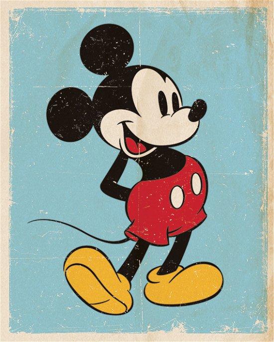 Mickey Mouse - Retro (Poster Mini 40x50 Cm) - Disney: Pyramid - Merchandise - Pyramid Posters - 5050574505734 - October 1, 2019