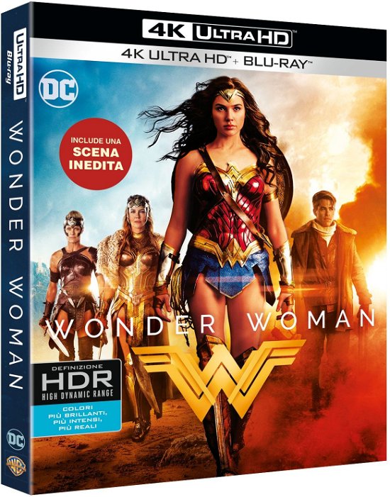 Cover for Gal Gadot,chris Pine,david Thewlis,robin Wright · Wonder Woman (4k Ultra Hd+blu-ray) (Blu-ray) (2017)
