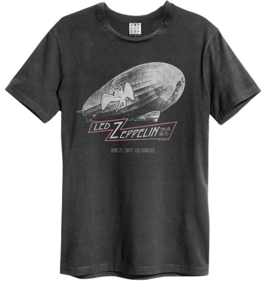 Led Zep Dazed Confused Amplified Vintage Charcoal Small T Shirt - Led Zeppelin - Merchandise - AMPLIFIED - 5054488046734 - August 21, 2020