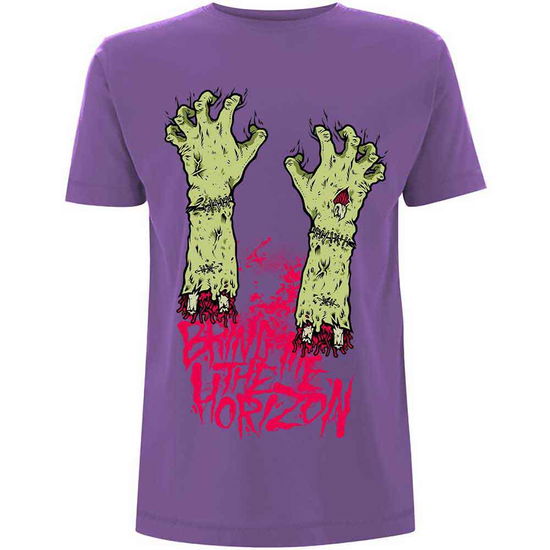 Bring Me The Horizon Unisex T-Shirt: Zombie Hands - Bring Me The Horizon - Koopwaar -  - 5056187758734 - 