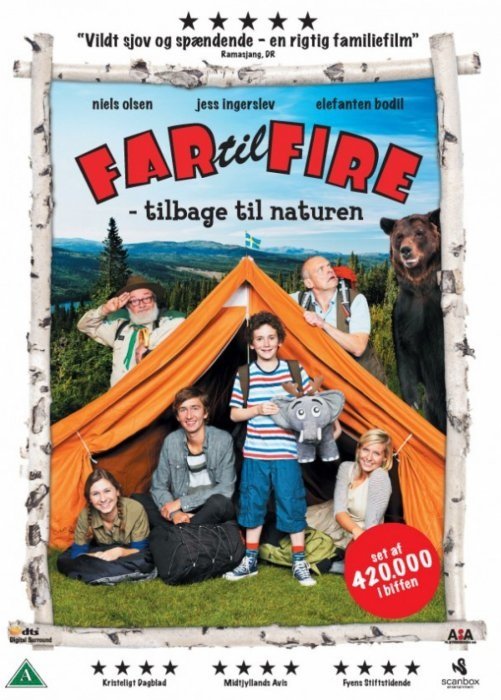 Far til Fire Tilbage til Naturen - Niels Olsen - Far til Fire - Film -  - 5708758703734 - 6. februar 2014