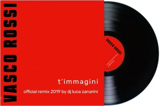 Cover for Vasco Rossi · T'immagini Remix (7&quot;) (2019)