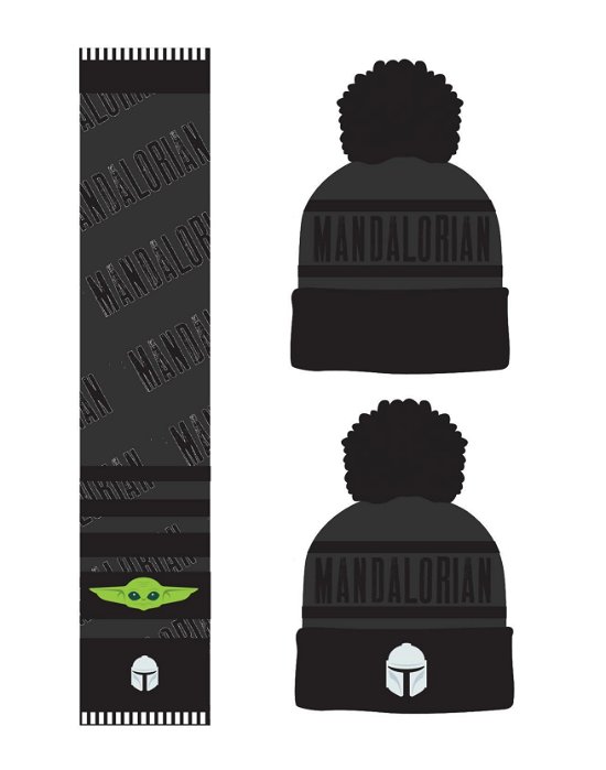 Cover for Star Wars: The Mandalorian · Giftset Grey (Beanie &amp; Scarf) (Set Berretto+Sciarpa) (Spielzeug)