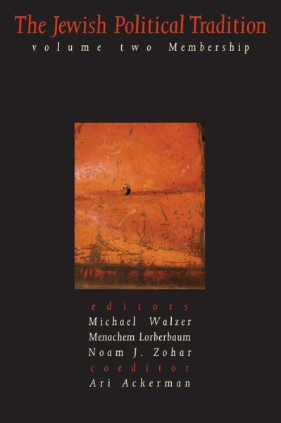 Cover for Michael Walzer · The Jewish Political Tradition: Volume II: Membership (Paperback Book) (2006)