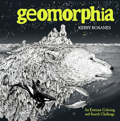 Cover for Kerby Rosanes · Geomorphia: An Extreme Coloring and Search Challenge (Paperback Book) (2018)
