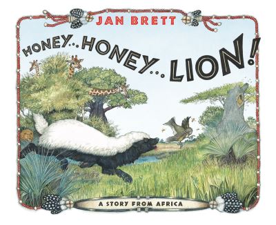 Cover for Jan Brett · Honey... Honey... Lion! (Board book) (2023)