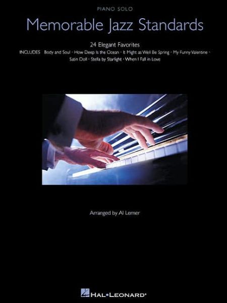 Cover for Al Lerner · Memorable Jazz Standards (Piano Solo Songbook) (Paperback Book) (2001)