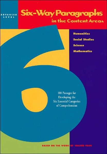 Cover for Glencoe/ Mcgraw-hill - Jamestown Education · Six-way Paragraphs in the Content Areas: Advanced Level (Paperback Book) (2001)