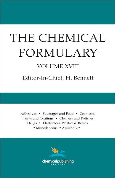Cover for H Bennett · The Chemical Formulary, Volume 18: Volume 18 (Paperback Book) (1974)