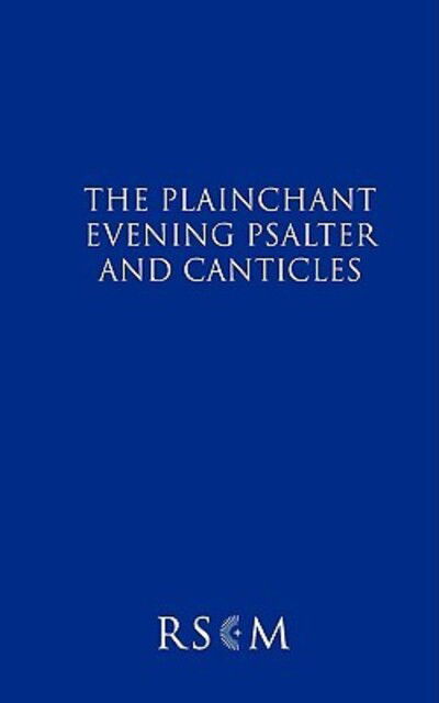 Cover for Francis Burgess · The Plainchant Evening Psalter and Canticles (Paperback Book) (1916)