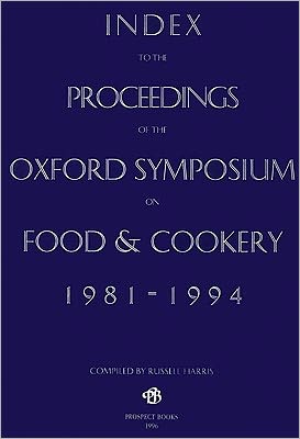 Cover for Alan Davidson · An Index to the Oxford Symposium 1981-1994 (Proceedings of the Oxford Symposium on Food and Cookery) (Paperback Book) (1996)