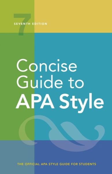 Cover for American Psychological Association · Concise Guide to APA Style: 7th Edition (OFFICIAL) (Spiral Book) [Seventh edition] (2019)