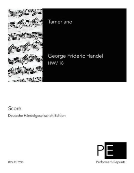 Cover for George Frideric Handel · Tamerlano (Pocketbok) (2015)