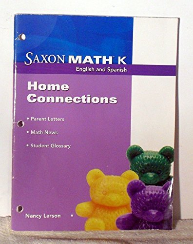Cover for Larson · Saxon Math K (Paperback Book) (2007)