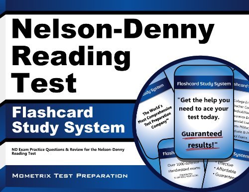 Cover for Nd Exam Secrets Test Prep Team · Nelson-denny Reading Test Flashcard Study System: Nd Exam Practice Questions &amp; Review for the Nelson-denny Reading Test (Cards) (Paperback Book) (2023)