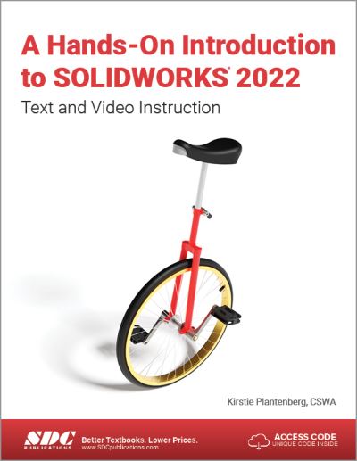 Cover for Kirstie Plantenberg · A Hands-On Introduction to SOLIDWORKS 2022: Text and Video Instruction (Paperback Book) (2022)