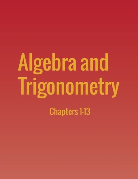 Cover for Jay Abramson · Algebra and Trigonometry (Paperback Bog) (2017)