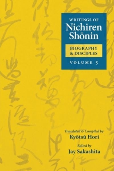 Cover for Kyotsu Hori · Writings of Nichiren Shonin (Book) (2022)