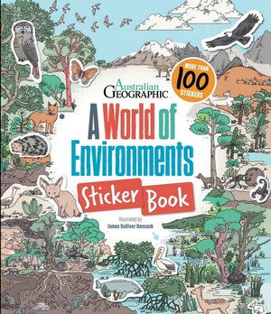 Cover for James Gulliver Hancock · A World of Environments: Sticker Book (Paperback Book) (2020)