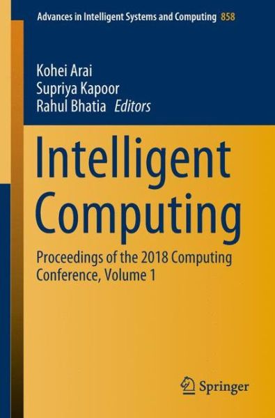 Cover for Intelligent Computing (Book) [1st ed. 2019 edition] (2018)