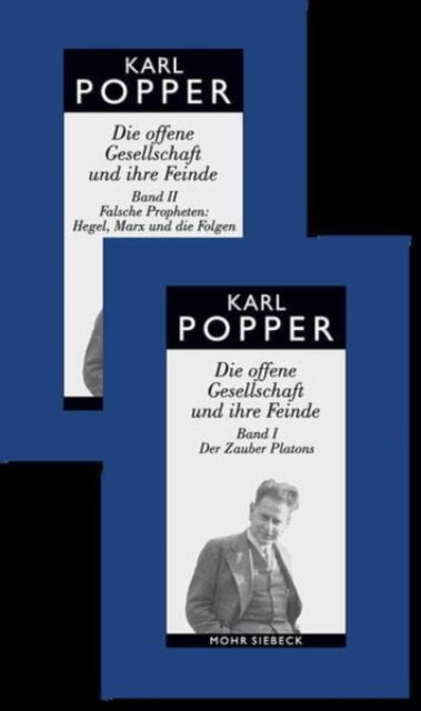 Cover for Karl R. Popper · Die offene Gesellschaft und ihre Feinde. Band I und II: Band I: Der Zauber Platons und Band II: Falsche Propheten: Hegel, Marx und die Folgen -als Paket- (Paperback Book) (2023)