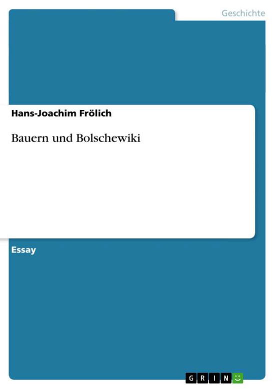Cover for Frölich · Bauern und Bolschewiki (Buch) [German edition] (2013)