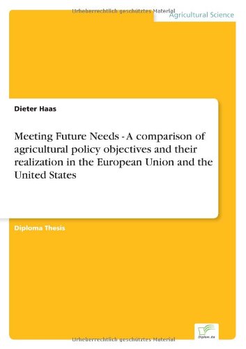 Cover for Haas · Meeting Future Needs - A compariso (Book) (2006)