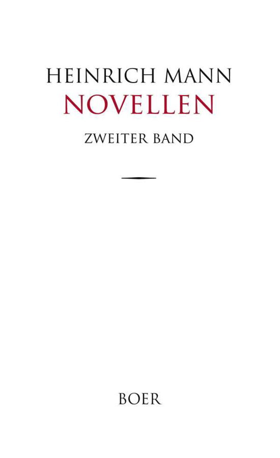 Cover for Mann · Novellen Band 2 (N/A)