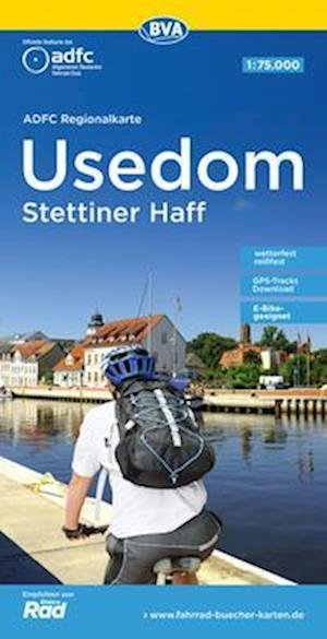 Cover for BVA Bielefelder Verlag · ADFC-Regionalkarte Usedom Stettiner Haff, 1:75.000, reiß- und wetterfest, GPS-Tracks Download (Kort) (2021)
