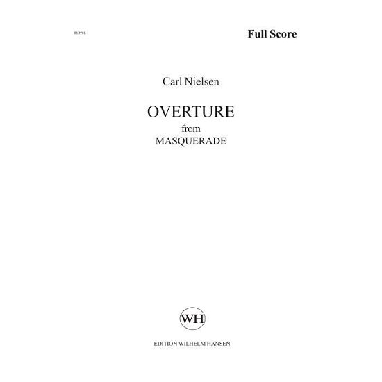 Cover for Carl Nielsen · Carl Nielsen: Maskarade - Overture (Score) (Sheet music) (2015)