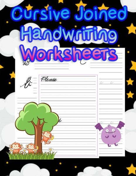 Cover for Bestpapaya Publishing · Cursive Joined Handwriting Worksheets (Paperback Book) (2020)