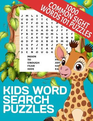 Cover for Smart Kidz Zone Press · Kids Word Search Puzzles 1000 Common Sight Words 101 Puzzles (Paperback Bog) (2020)