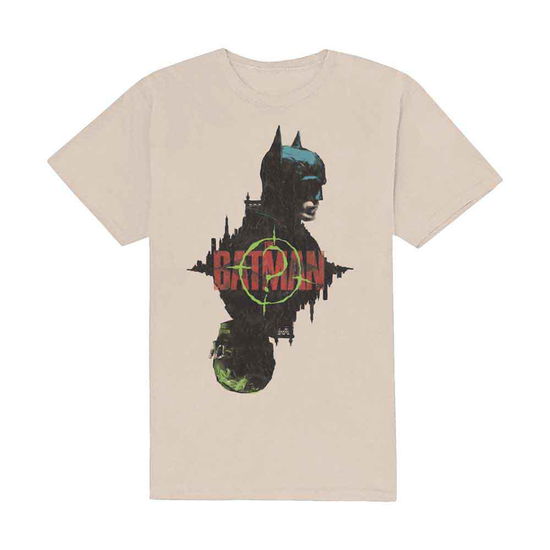 Cover for DC Comics · DC Comics Unisex T-Shirt: The Batman Question Mark Bat (Natural) (T-shirt)