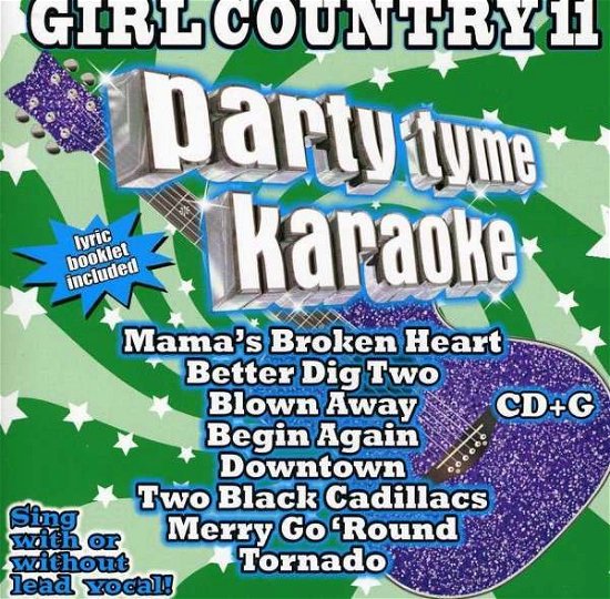 Cover for Party Tyme Karaoke · Karaoke: Sybersound Girl Country 11 (CD) (2013)