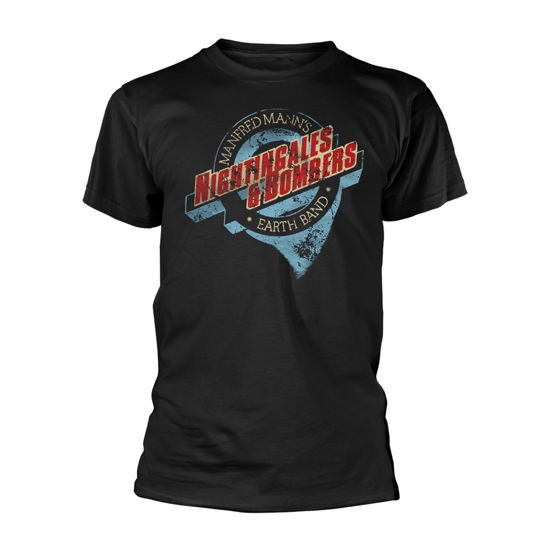 Cover for Manfred Mann's Earth Band · Nightingales &amp; Bombers (T-shirt) [size S] [Black edition] (2019)