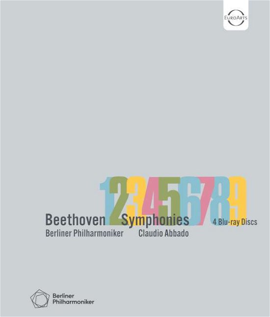 Cover for Claudio Abbado / Berliner Philharmoniker · Claudio Abbado Conducts Beethoven Symphonies 1-9 (Blu-ray) (2022)