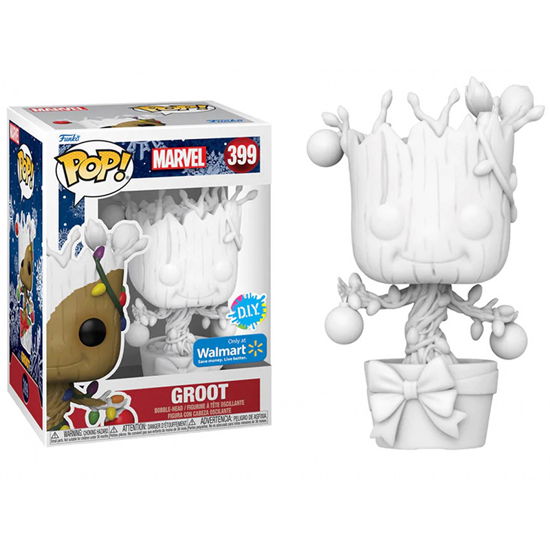 Marvel Holiday POP! Vinyl Figur Groot (DIY) (WH) 9 - Marvel: Funko Pop! - Merchandise - Funko - 0889698579735 - July 8, 2023