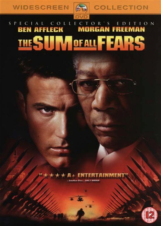 Cover for Sum of All Fears DVD [edizione · The Sum Of All Fears (DVD) [Special edition] (2003)
