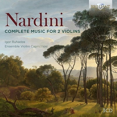 Cover for Igor Ruhadze / Ensemble Violini Capricciosi · Nardini: Complete Music For 2 Violins (CD) (2023)